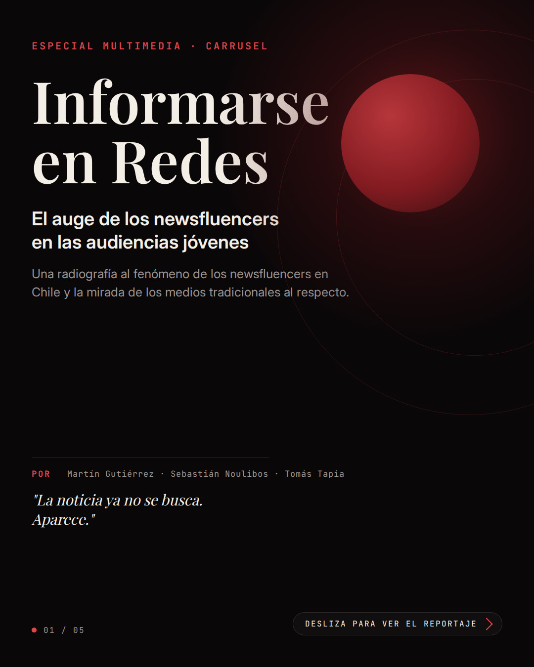 Portada del carrusel Informarse en Redes sobre el auge de los newsfluencers en las audiencias jóvenes.